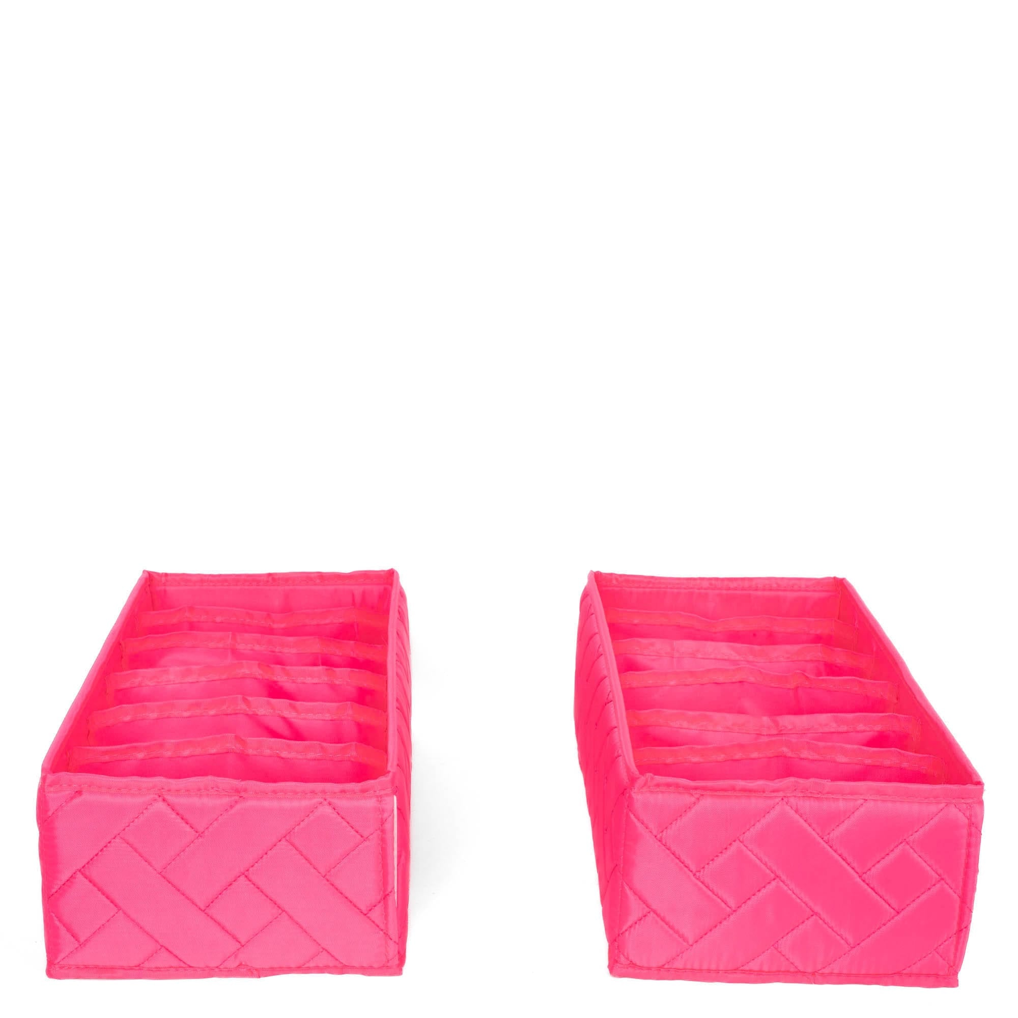 Dolly 2pc 6 Pocket Drawer Organizer - MAGENTA - Dolly2pk_Magenta_04